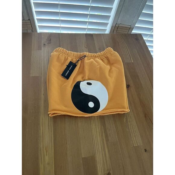 Spirit Jersey Sweat shorts Ying Yang Women's Small - Picture 3 of 5